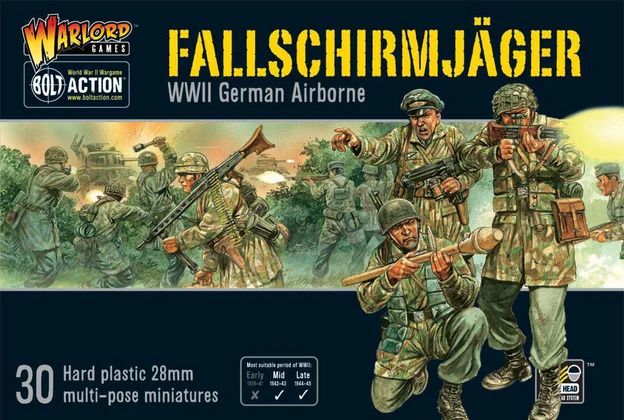 warlord games   Fallschirmjager (plastic box) by Warlord Games by Warlord Games