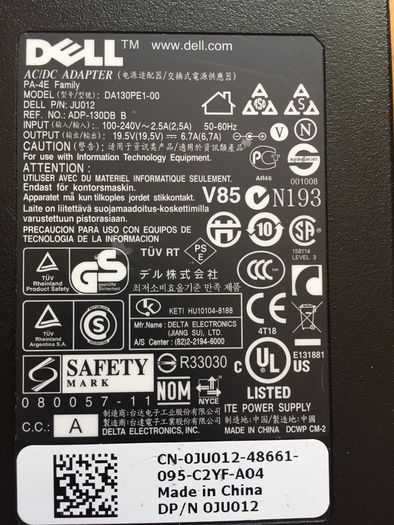 Dell Charger 130w