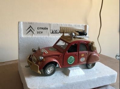 Citroen 2cv Raid Afrique Scale 1/24 year 1978 Polistil