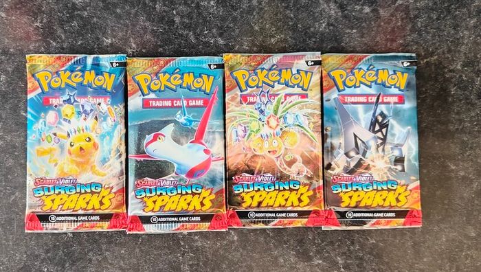 FREE Tracked Shipping. Pokemon Surging Sparks Booster Packs