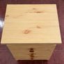 Pine Bedside Locker 3 Drawers Image 3