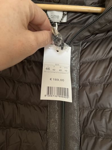Oltre padded jacket BNWT 189 RRP
