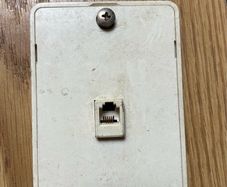 Home Phone wall mount and connector