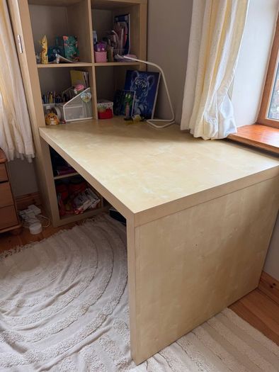 Desk with Shelving unit