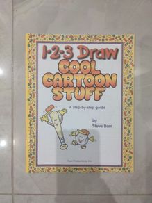 1-2-3 Draw Cool Cartoon Stuff