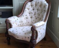 c1870s Victorian Button Back Armchair