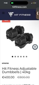 Adjustable dumbbells