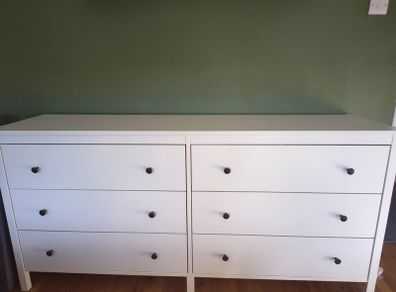 KOPPANG Chest of 6 drawers white 172x44x83 cm