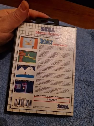 Asterix and the Secret Mission Sega Master System Arcade Retro Games Original