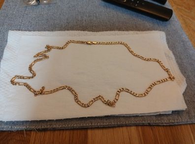 Figaro 9ct Gold Chain 28"