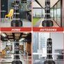 Freestanding Punching Bags for Adults - 175cm Heavy Punching Bag with Stand - Men Standing Boxing Bag Inflatable Kickboxing Bag for Training MMA Muay Thai Fitness Image 4
