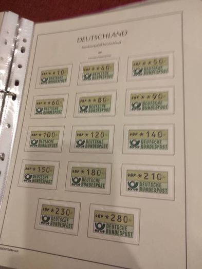 GERMANY 1975-82 album with stamps