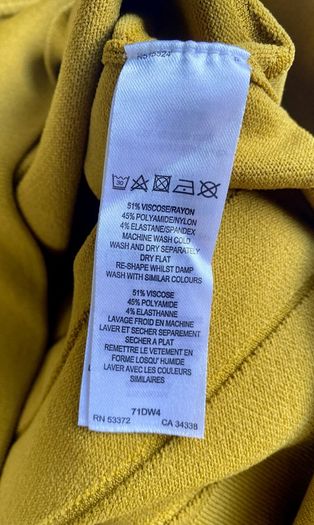 French Connection strapless bodycon style dress