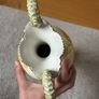 Large Antique Hand Painted Vase Image 3
