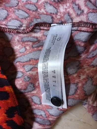 Primark  Animal  Print  Dress With Self Tie Belt At The Back.   Size 12.  New.