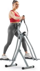 Health & Fitness Elliptical Cross Trainer w/ LCD Monitor, Air Walker Exercise Machines For Home Gym Workouts