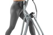 Health &amp; Fitness Elliptical Cross Trainer w/ LCD Monitor, Air Walker Exercise Machines For Home Gym Workouts