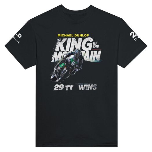 Michael Dunlop King Of The Mountain 29TT Wins Heavyweight Unisex Crewneck T-shirt