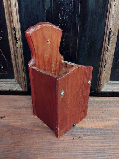 Wooden Candle Box