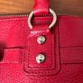 Ladies Red Leather Bag by Jasper Conran Image 6