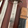 Pair Decorative Sabres   Cavalry Style Swords with Scabbards  Vintage Wall Display Image 2