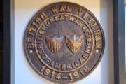 World war 1 plaque
