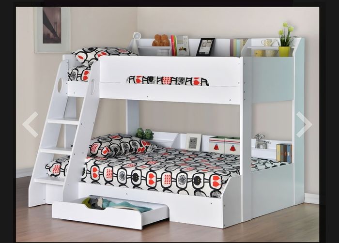 Triple Bunk Bed (with double mattress)