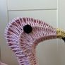Big flamingo pink basket Image 6