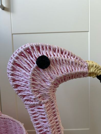 Big flamingo pink basket