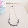 Purple Stones Necklace Image 2