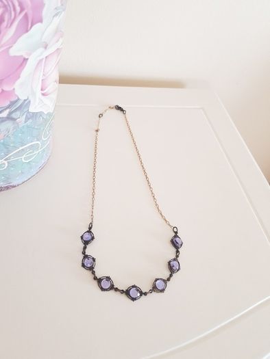 Purple Stones Necklace