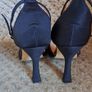 Closed Toe Black Heels...size 4 Image 4