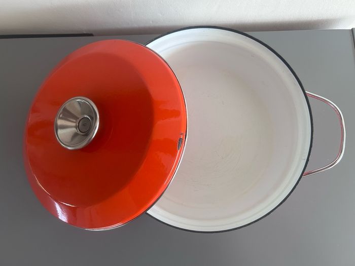 Vintage Cathrineholm pot Scandinavian retro