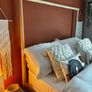 IKEA GJORA Double Bed, Mattress & JYSK Side Lockers Image 7