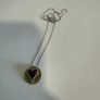 18k White Gold Necklace Natural diamond and ruby Image 8