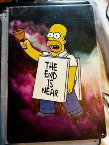 Simpsons metal wall signs