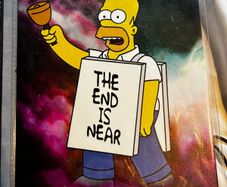 Simpsons metal wall signs
