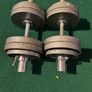 Olympic Dumbbell handles and plates Image 2