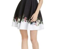Ted Baker London Chestna Oracle Skater Dress