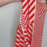 M&S Autograph red and white strapless dress Image 4