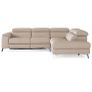 Cream leather Sofa Image 4
