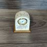 Miniature desk mantle clock quartz untested parts or repair Image 3