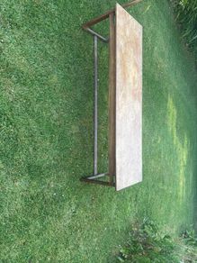 Long, Low Teak Mid-Century Danish, Style Coffee Table