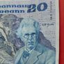 Irish 1981 "YEATS" Twenty pound note in .Fine condition Image 3
