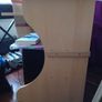 COMPUTER DESK, on casters, with pull-out keyboard shelf. - STILL AVAILABLE 28/06/2026 Image 2