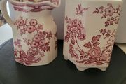 Mason's jar and jug