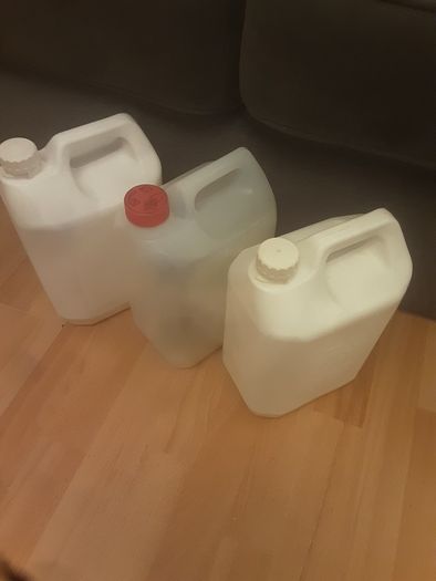 Container's .. LAST THREE. Used Container's for Oil, Petrol, Diesel or Water (Not Drinking) .. 4.00euro Each or All (3) 10.00euro