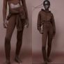 Zara brown tracksuit Image 4