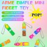 30Pcs Mini Pop Fidget Toys, Mini Keychain Toy Silicone Stress Relief Hand Toy Small Keychain Toy Pop Keychain Bubble Pop Toy Party Bag Fillers for Kids Adult (FREE POSTAGE) Image 5
