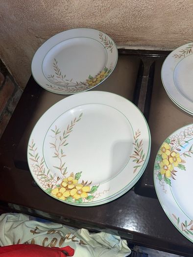 Burgess bros plates and jug